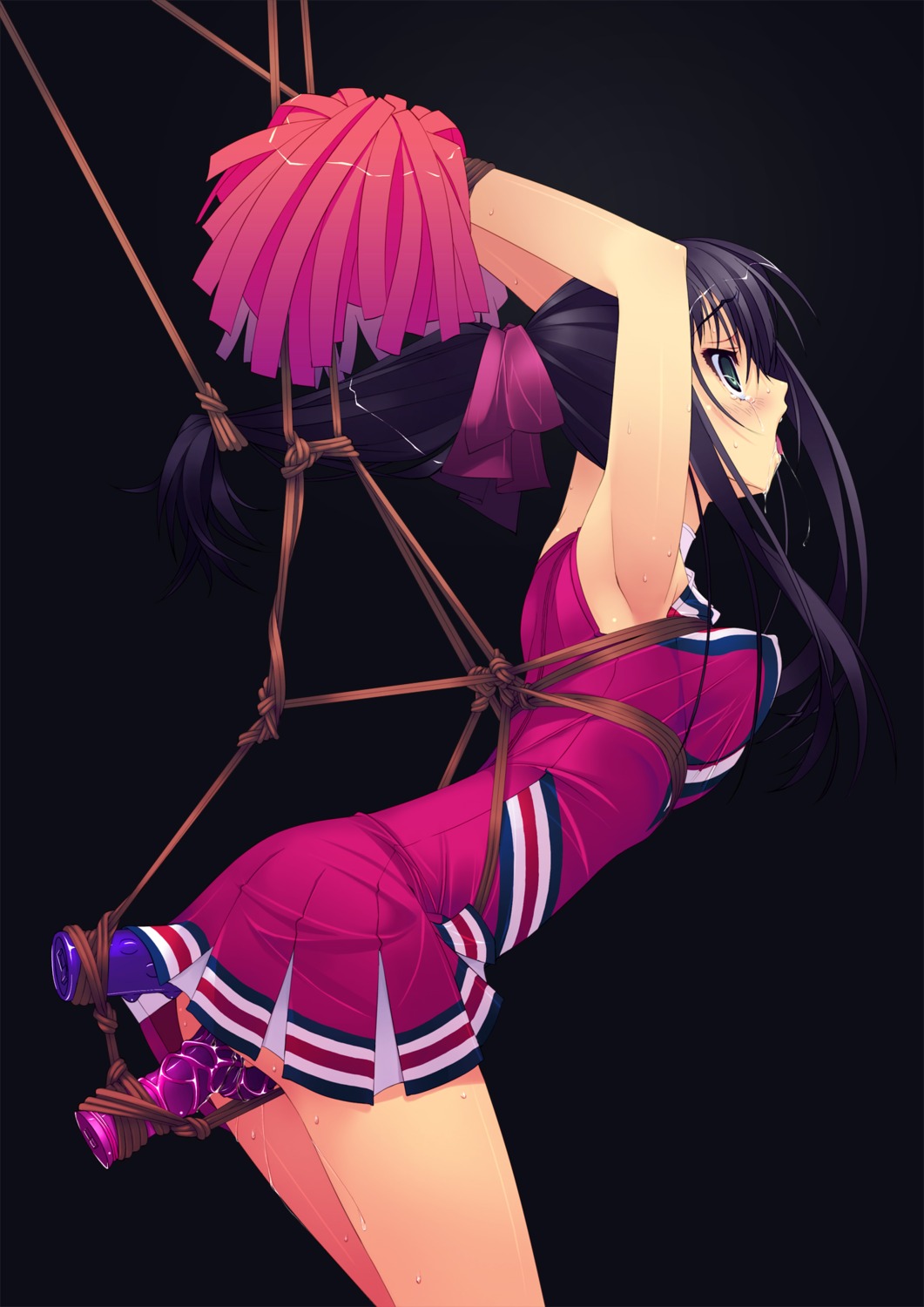 Anime girls being in a bondage